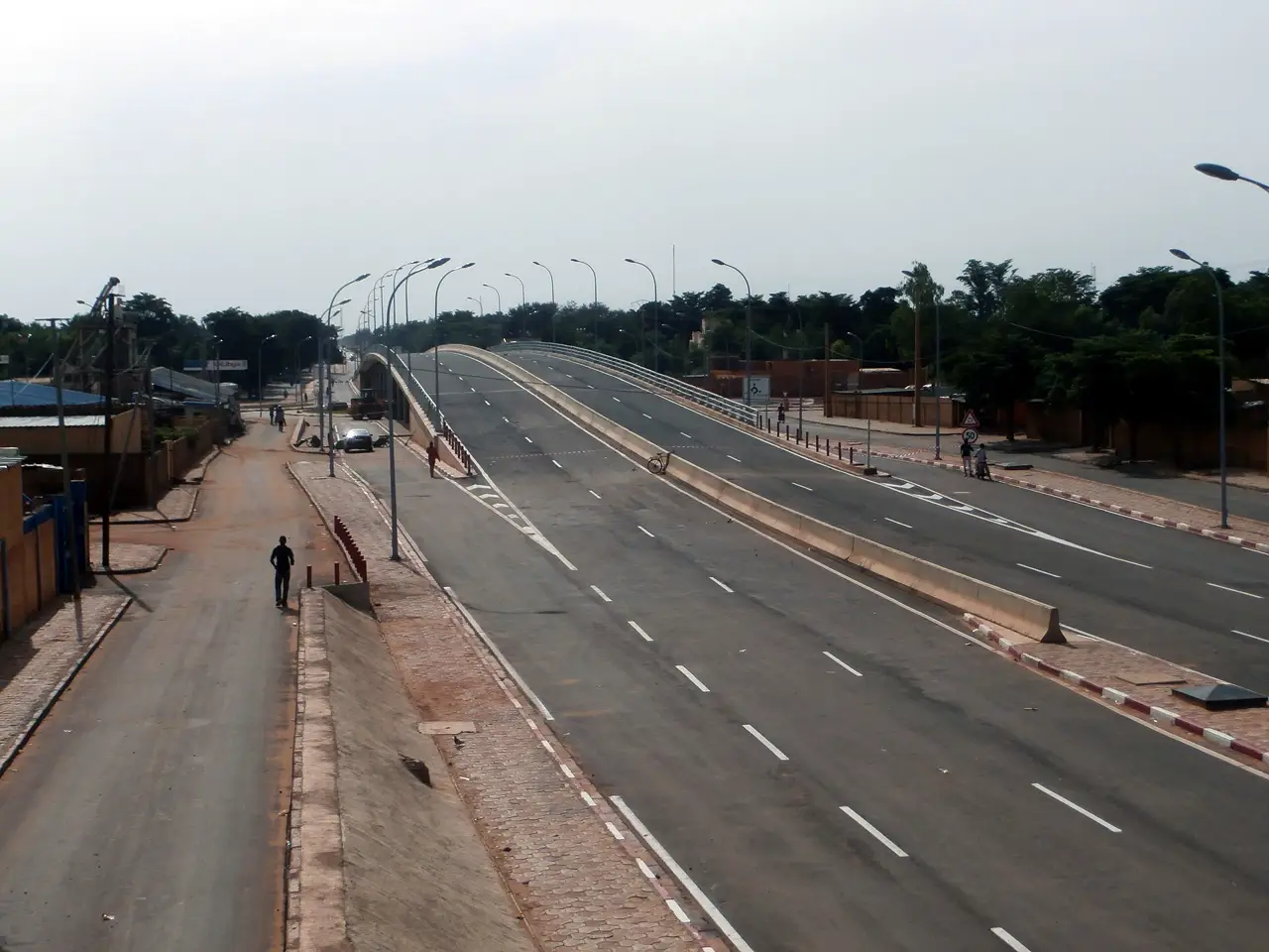 Un échangeur routier à Niamey